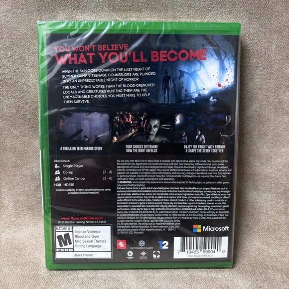 The Quarry Xbox One Game - New Sealed - Picture 2 of 2